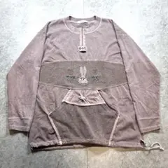 80s 90s【Vintage】ハーフジップカットソー/バーニー/Y2K/コード