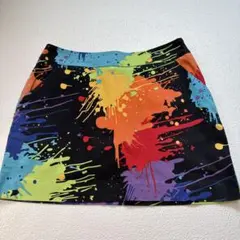 ラウドマウス　ゴルフスカートカラフルスプラッター