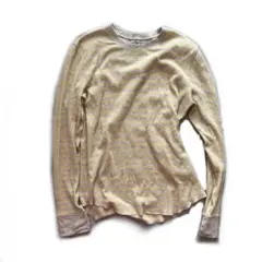 00's/OLD GAP/thermal boarder long shirt