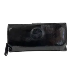 929 GUCCI グッチ 長財布 GG インターロッキング ブラック