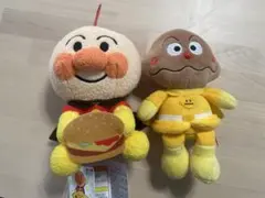 アンパンマン　カレーパンマン　ぬいぐるみセット