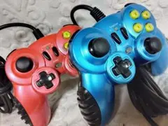 【動作確認済】PC用USBコントローラー 2個セット ゲームパッド 連射機能