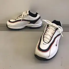 ナイキ エア ゴルフシューズ ホワイト ネイビー レッド 307536 ln2