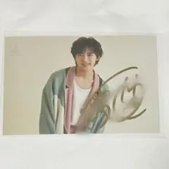 阿久津仁愛　サイン　ブロマイド