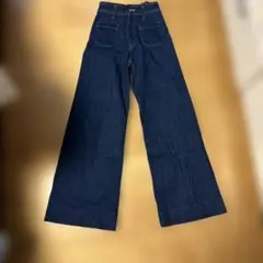 ZARA ハイウェストワイドレッグデニム EUR 32