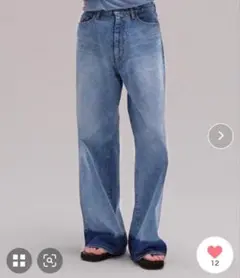 ENOF イナフ expandable denim pants デニム Mサイズ