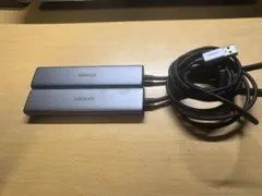 Ugreen usb 3.0ハブ×2 + usb-A to C ケーブル