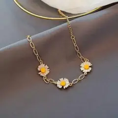 菊の花 ブレスレット レディース フラワー ゴールド 可愛い ギフト 贈り物