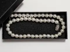 花珠のような照り/最上級磨き貝パールネックレス 8.5mm イヤリングorピアス