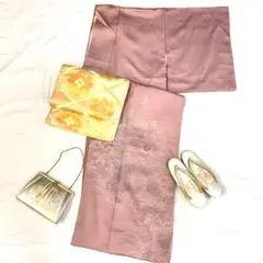 〔5994〕着物 訪問着 付け下げ 袷 正絹 一つ紋 単品販売