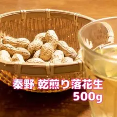 【令和4年産新物 農薬不使用】秦野(はだの)乾煎り落花生 500g