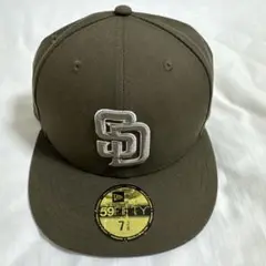 New Era 59FIFTY パドレス　キャップ オリーブ 7 3/8