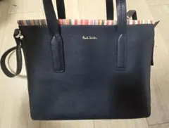 Paul Smith ネイビー ショルダーバッグ