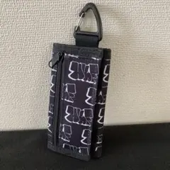 HUF ハフ グラフィックプリント キーケース コインケース ブラック