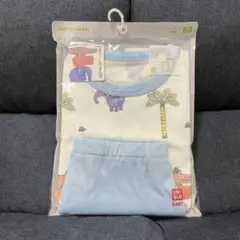 【新品未開封】UNIQLO ベビー パジャマ 80cm 半袖 ぞうくんのさんぽ