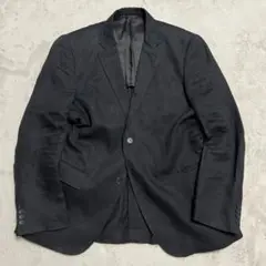 プレミアムリネン100% 美品 UNIQLO テーラードジャケット R-7856
