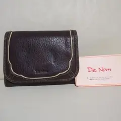 De Nom ダークブラウン 二つ折り財布