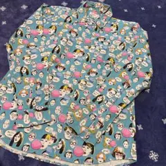 Poradition 総柄シャツ 男女兼用 サイズL