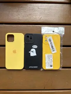 Apple iPhone用ケース イエロー・ブラック