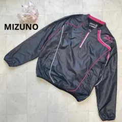 【MIZUNO】ミズノ ウィンドブレーカー ナイロンジャケットハーフジップ S
