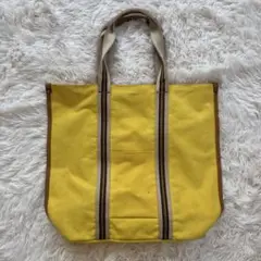 イエロー キャンバストートバッグ