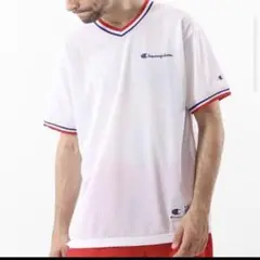新品 希少 L champion NBA baseketball tee 白