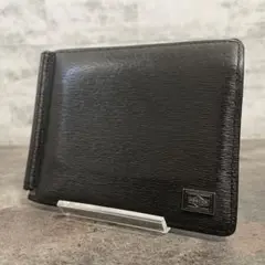 PORTER ポーター カレント マネークリップ 二つ折り財布 ブラック メンズ