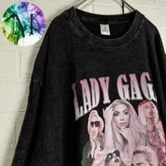 新品　未使用　リアル　レディーガガ　フォト　Tシャツ　メンズ　プリント　ピンク