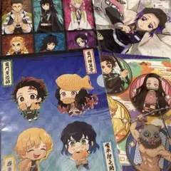 鬼滅の刃　クリアファイル　下敷き　セット　まとめ売り