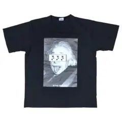 アインシュタイン コラージュTシャツ ブラックMサイズ