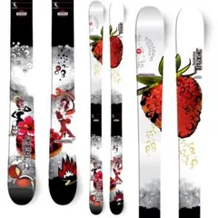 ロシニョール ROSSIGNOL TRiXiE スキー板 148cm イチゴ柄
