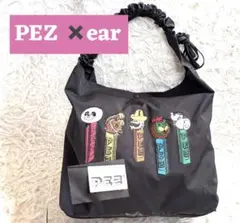 PEZ x ear キャラクター刺繍 ショルダーバッグ