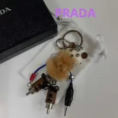 BR526 プラダ トリック ロボットキーリングチャーム キーホルダー