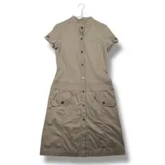 BURBERRY GOLF バーバリーゴルフ スタンドカラー ワンピース 38