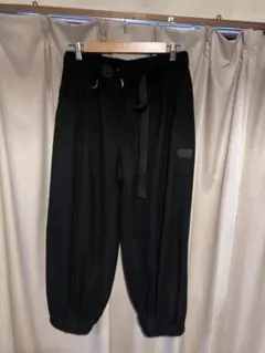 Y-3 WOOL FLANNEL WIDE CARGO PANTS