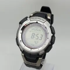 極美品！カシオ プロトレック PRW-1300J 電波ソーラー 方位気圧高度温度