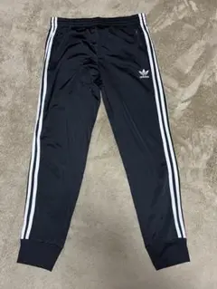 【極美品】addidas ブラック トラックパンツ L