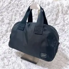 美品　ポーター　ミニボストン　ブラック　男女兼用　ハンドバック　旅行