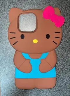 ハローキティ 日焼けキティ スマホケース iPhone13ProMAX