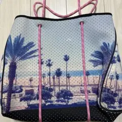 ビーチデザイン トートバッグ　RtUSTY R 夏　summer トロピカル