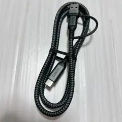 2in1 ケーブル USB C to USB A/C 1m