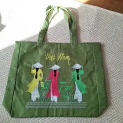 【新品】ベトナム刺繍トートバッグ