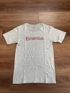 プリントTシャツ　グレー