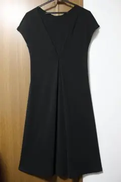 美品★Sybilla★シビラ★スタイルアップ黒ワンピース★クリーニング済み★