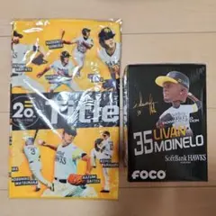 ソフトバンク☆ボブルヘッド&タイトルホルダータオル☆モイネロ☆2025