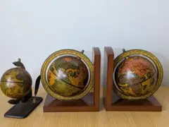 地球儀型ブックエンド
