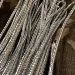 パナミ　メタリック　銀　柄丸 6mm 11m