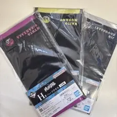 一番くじ 桃源暗鬼 H賞 ハーフタオル 花魁坂京夜、無駄野無人、皇后崎迅 3枚