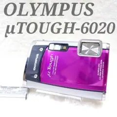 ✨美品✨OLYMPUS μTOUGH-6020 パープル デジカメ 稼働品