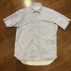 【新品・未使用】【CAFE SOHO】ボタンダウンシャツ ブルー/メンズLサイズ